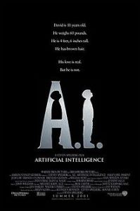 AI artificial Intelligence movie poster