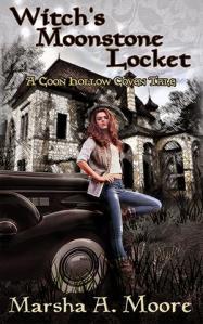 Witch's Moonstone Locket by Marsha A. Moore, New adult paranormal romance, witch fiction