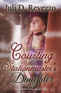 Courting the Stationmaster's Daughter by Juli D. Revezzo, Victorian Romance, new Historical romance, Juli D. Revezzo, jilted bride, older man younger woman romance