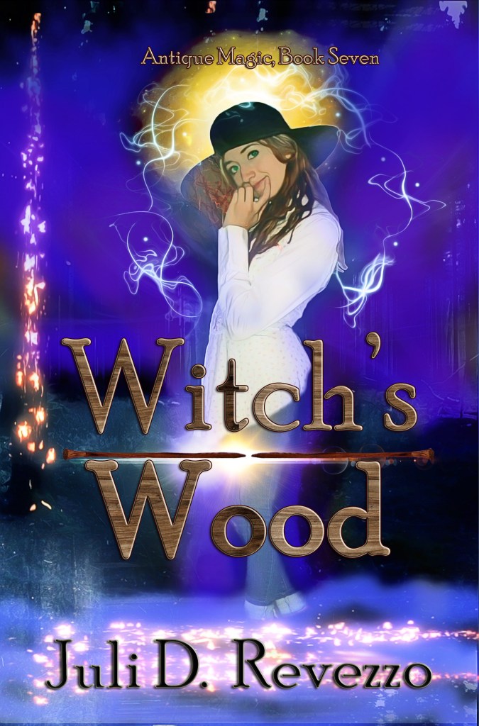 Witch's Wood by Juli D. Revezzo, urban fantasy, Antique Magic series, dragons, King Arthur